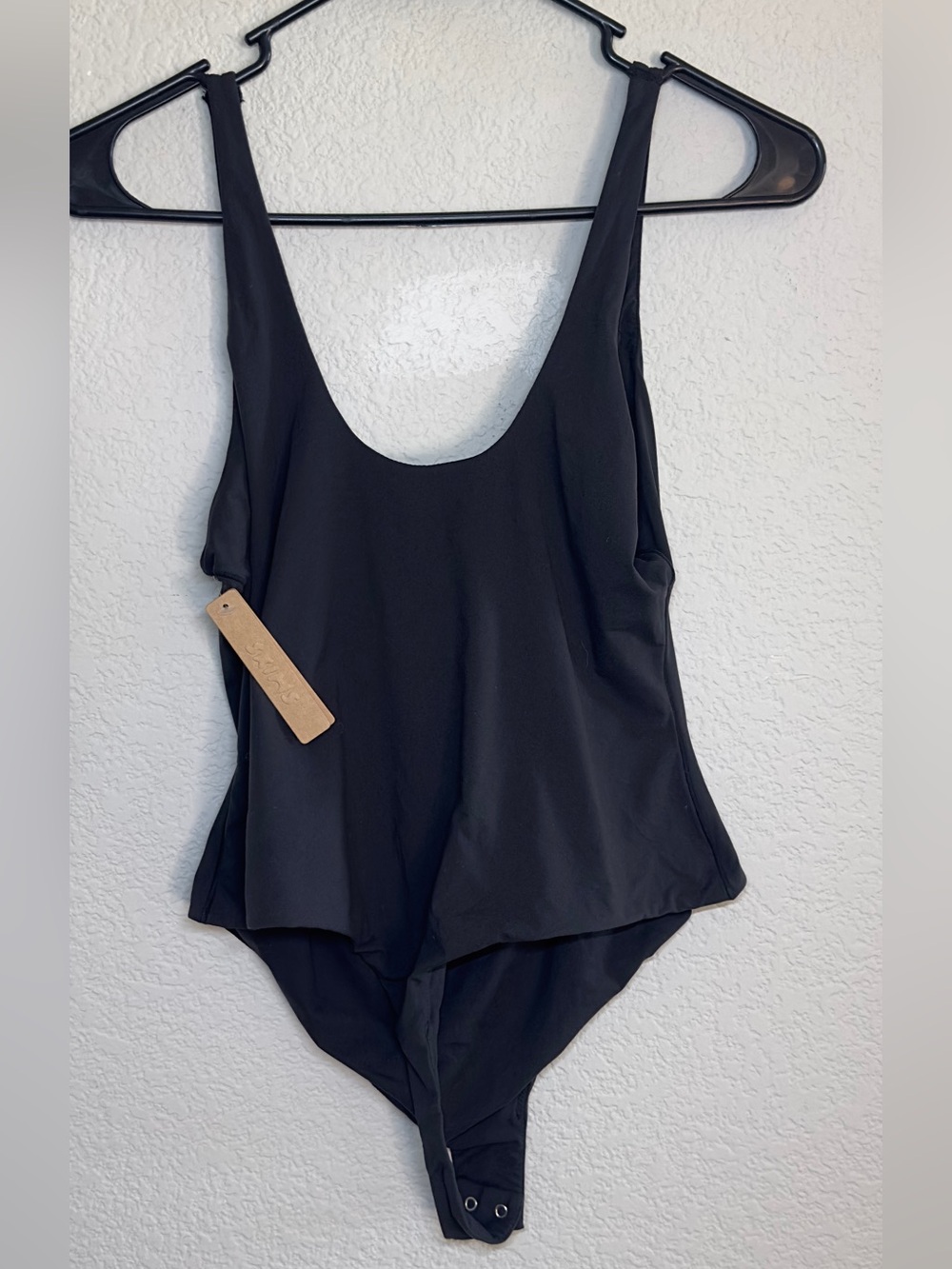 Skims Black Sleeveless Bodysuit